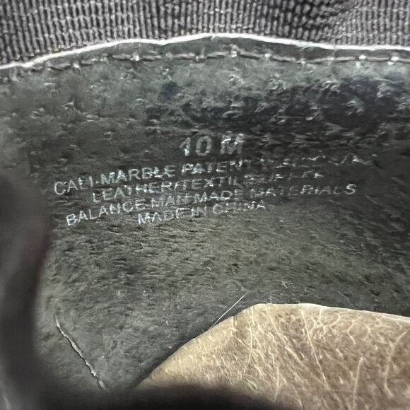 Jambu Women’s 10 CALI Marble Brown Patent Leather Platform Clogs - Picture 10 of 11